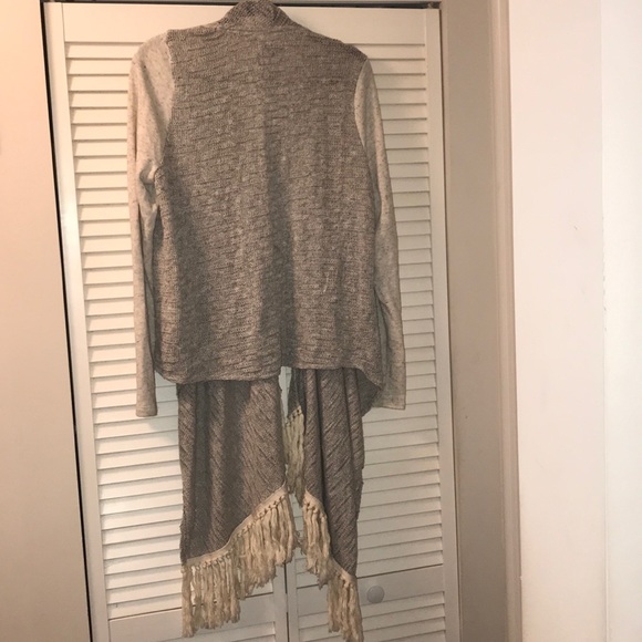 🔥Lucky brand Lotus tassel cardigan🔥🔥🔥🔥 - Picture 4 of 5